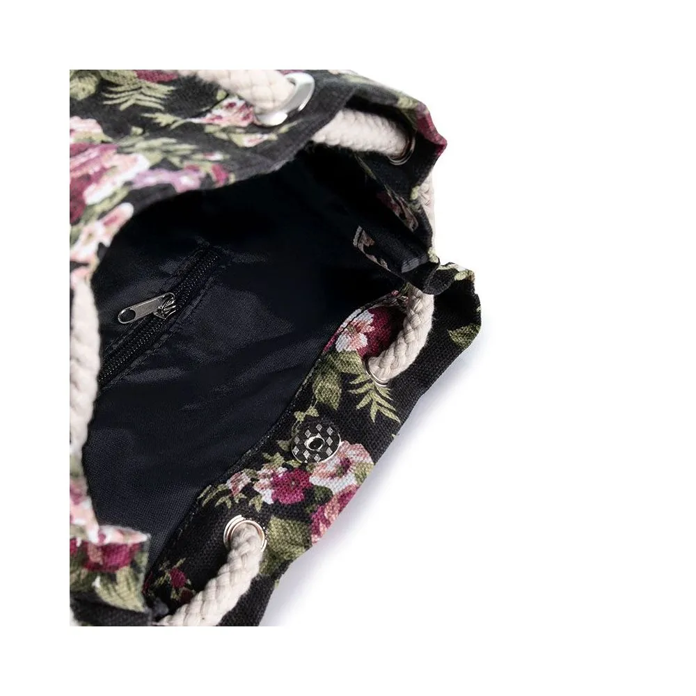Kabelka Black/Tokyo Flowers Zagatto ZG-602