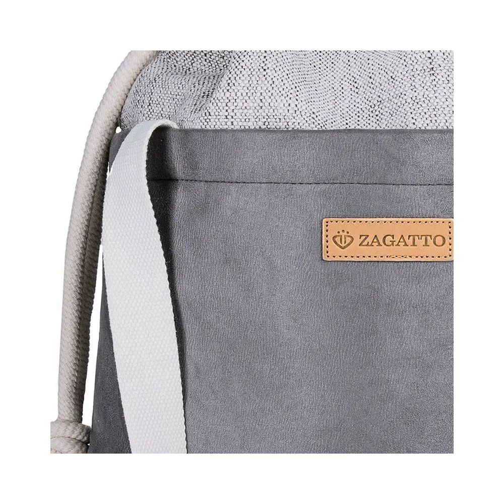 Velká dámská taška Beige/Melange Zagatto ZG-611