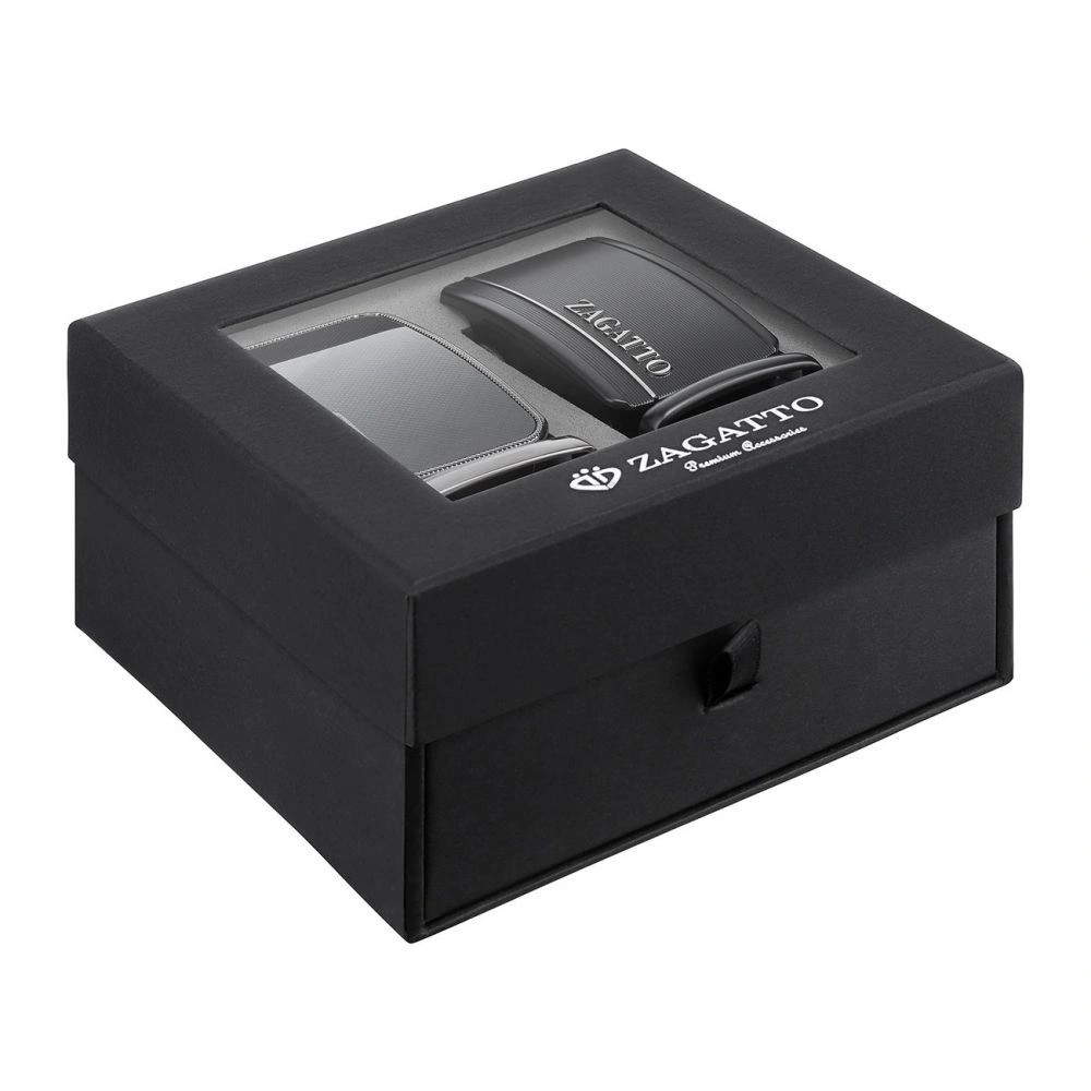 Dárková sada: pánský kožený pásek + dvě přezky ATM Box Set 1