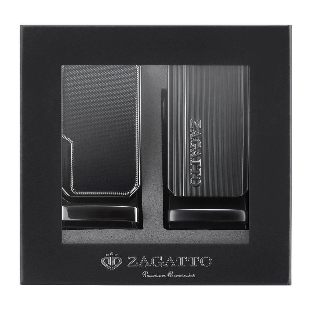 Dárková sada: pánský kožený pásek + dvě přezky ATM Box Set 1